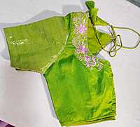 D164: Ready To Ship Beautiful Soft Silk Saree With Stitched Blouse