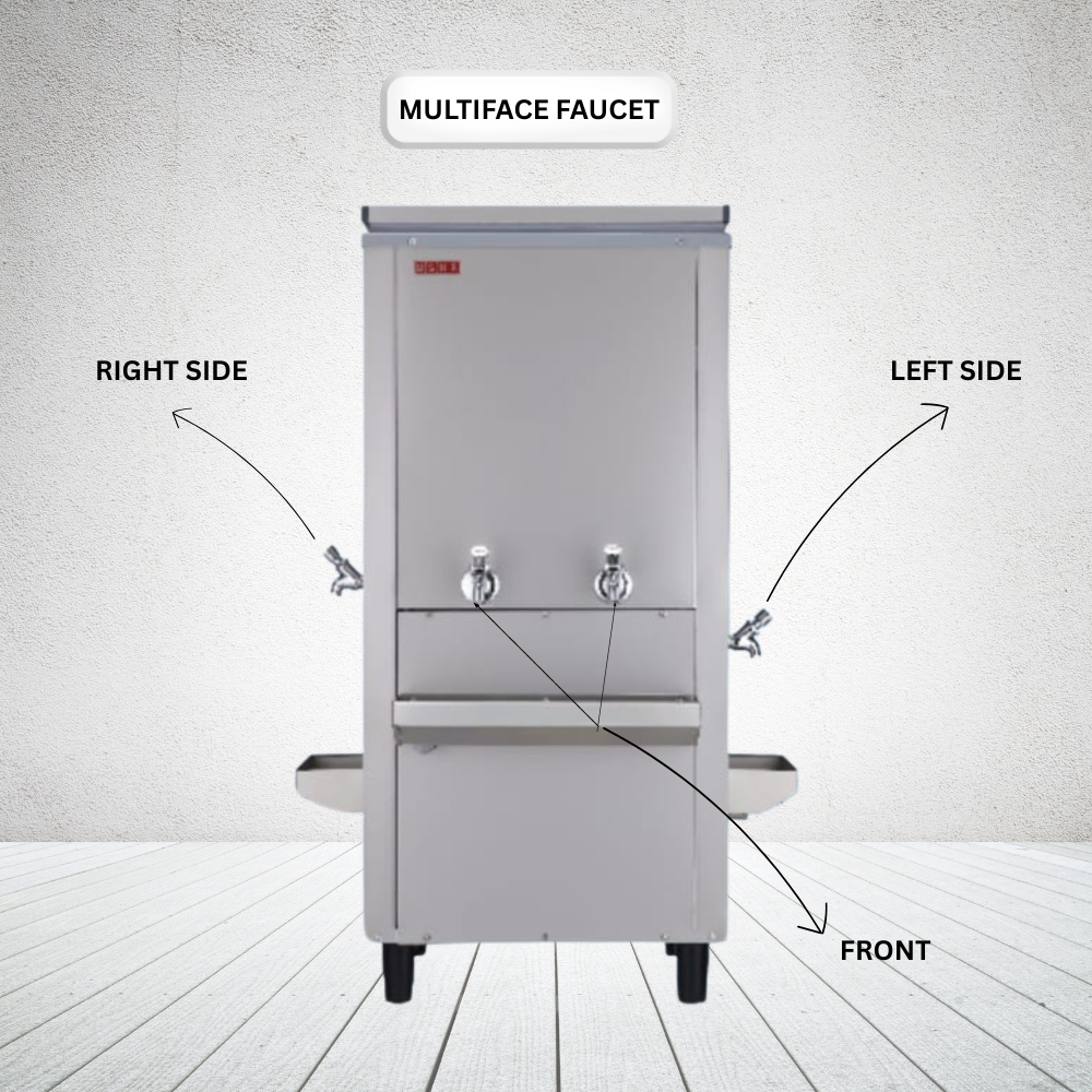 Commercial Usha SS4080 water cooler with multiple taps Commercial Usha SS4080 water cooler with multiple taps