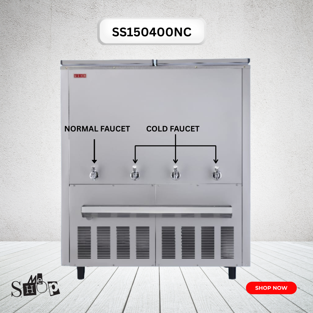 Massive capacity Usha SS150400NC water cooler for industrial use. Massive capacity Usha SS150400NC water cooler for industrial use.