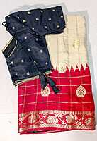 D13: Ready To Ship Beautiful Soft Silk Saree With Stitched Blouse D13: Ready To Ship Beautiful Soft Silk Saree With Stitched Blouse