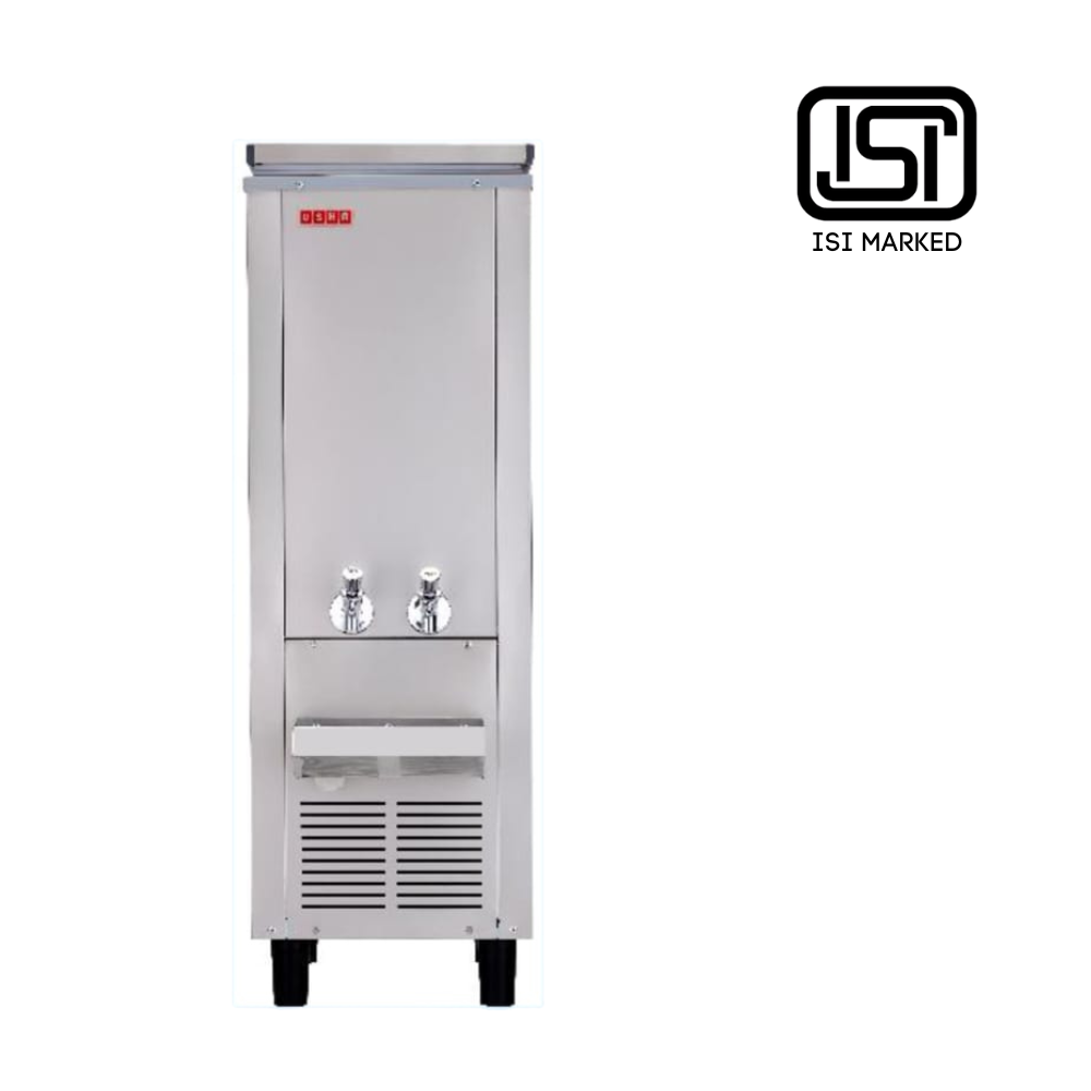 Usha water cooler SS1540 with ISI mark, dispensing normal and cold water.