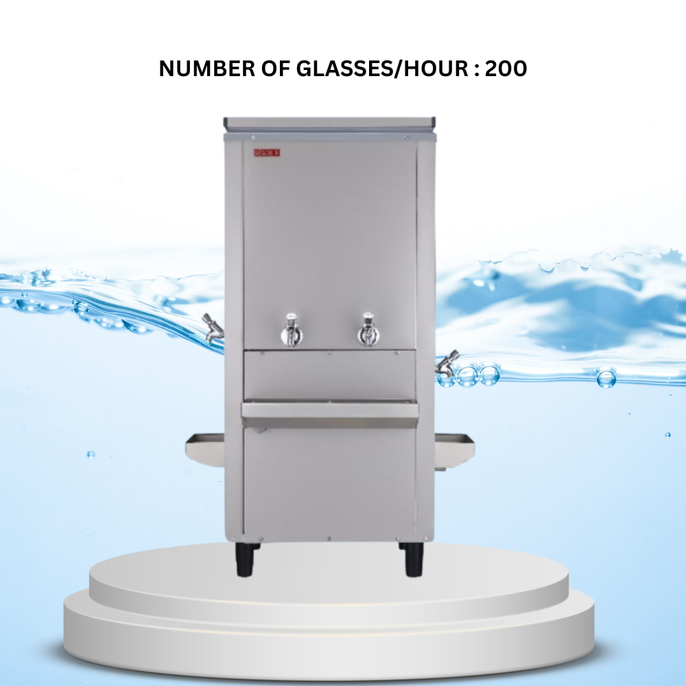 Usha Stainless Steel Water Cooler SS4080 Multifaced Faucets Usha Stainless Steel Water Cooler SS4080 Multifaced Faucets