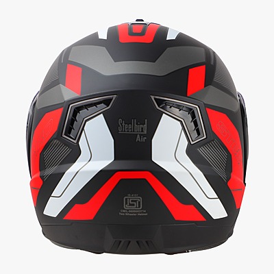 STEELBIRD SBA-7 ROAD MATT BLACK/RED C/V (L)