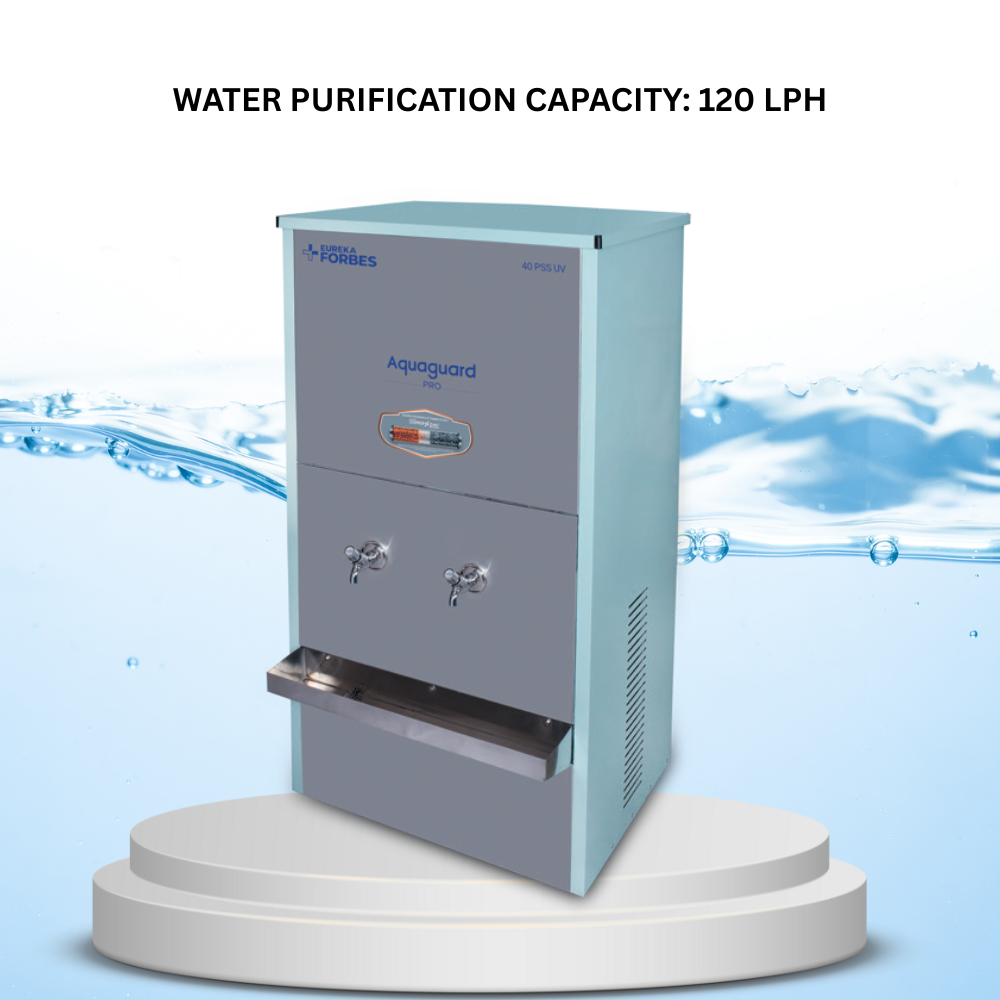Aquaguard Pro Pure Chill 40 PSS, UV Water Treatment System Hygienic Water Solution Aquaguard Pro Pure Chill 40 PSS, UV Water Treatment System Hygienic Water Solution