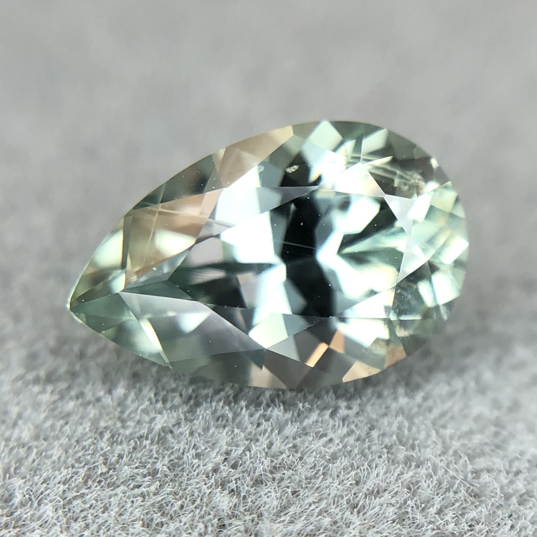 1.04ct Pear Mixed Cut Sapphire