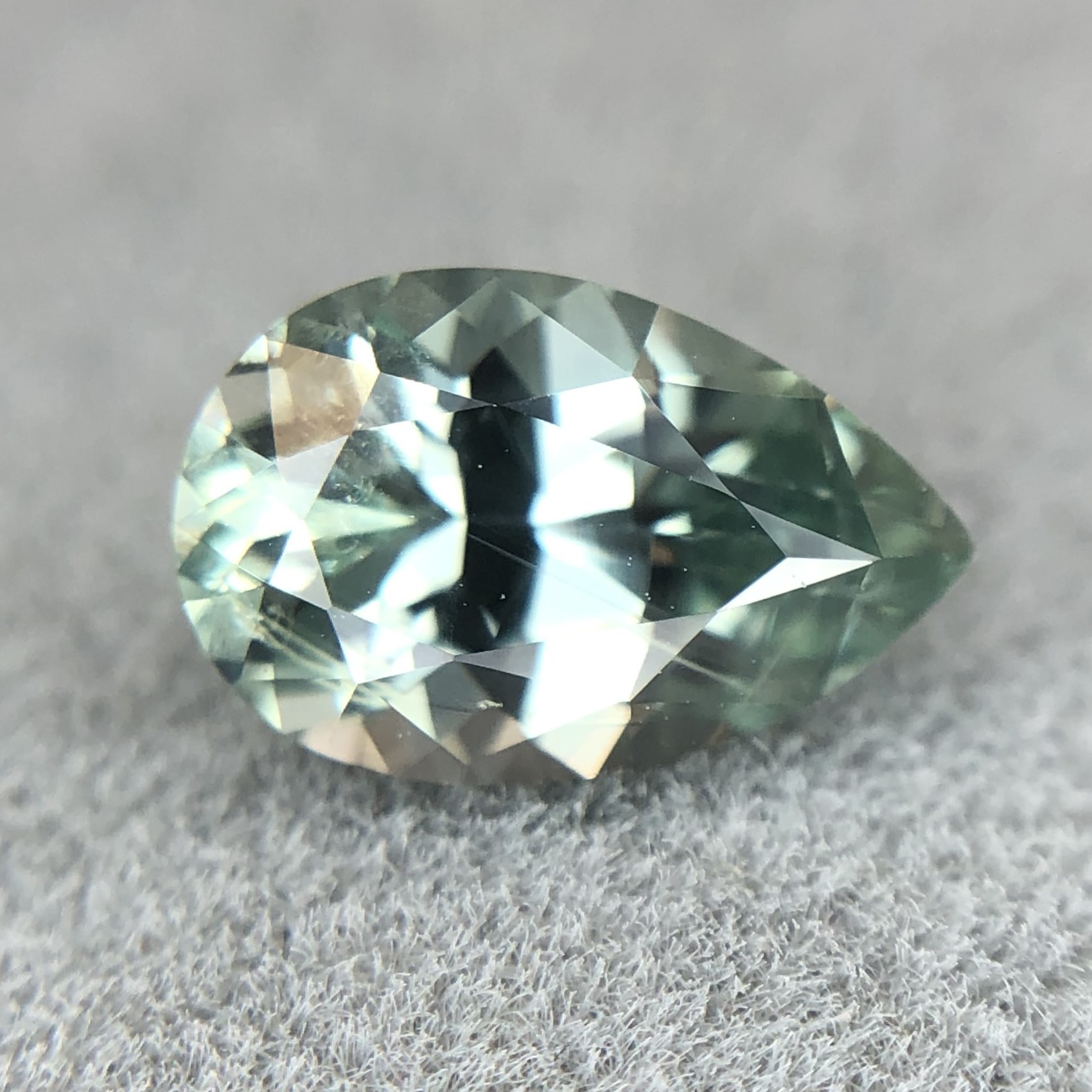1.04ct Pear Mixed Cut Sapphire