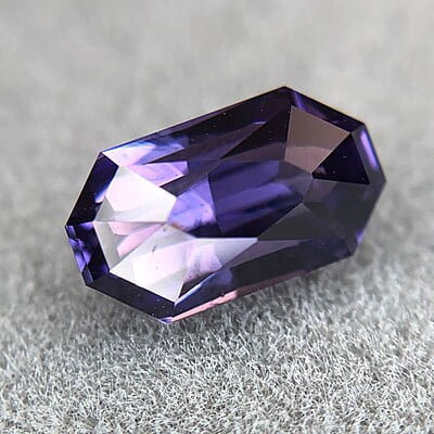 0.93ct Octagon Step Cut Sapphire