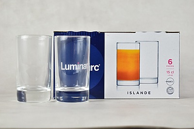 ISLANDE 15CL طقم كاسات عصير لومينارك  6 كاسات
