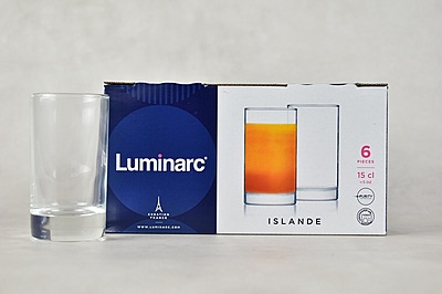 ISLANDE 15CL طقم كاسات عصير لومينارك  6 كاسات