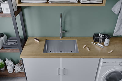 24-inch Undermount Laundry Sink Single Bowl 24-inch Undermount Laundry Sink Single Bowl