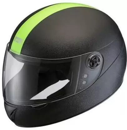 STUDDS CHROME ELITE BLACK WITH FLUROCENT GREEN STRIP C/V (L)