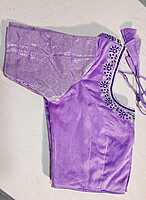 D165: Ready To Ship Beautiful Soft Silk Saree With Stitched Blouse