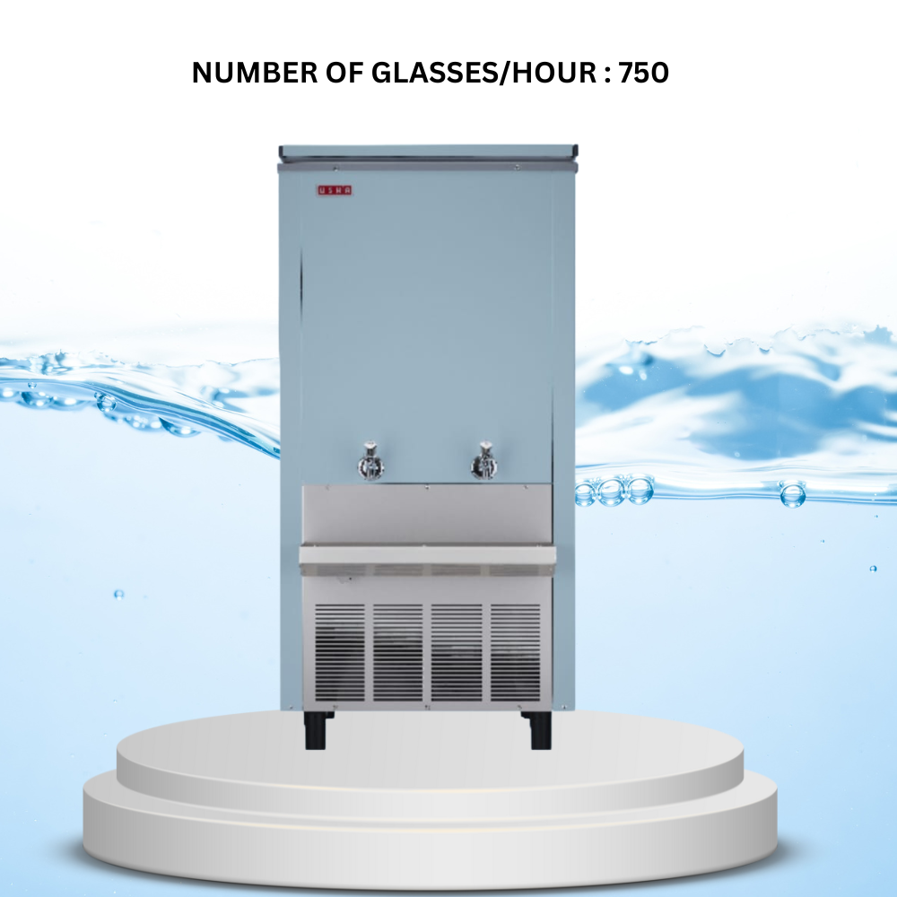 Usha SP150150RC water cooler for large factories and institutions. Usha SP150150RC water cooler for large factories and institutions.