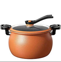 NON STICK HEAVY DUTY MICRO PRESSURE POT WITH ACCESORIES 8L