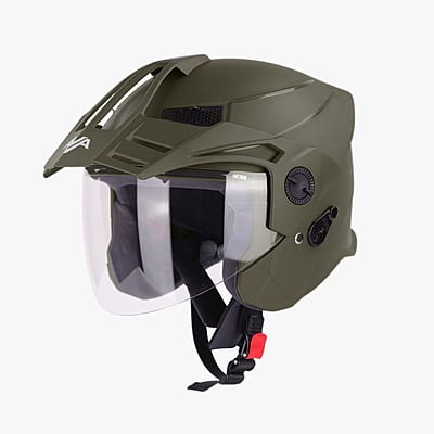 STEELBIRD SBH-23 AVA DASHING WITH PEAK BATTLE GREEN C/V (M)