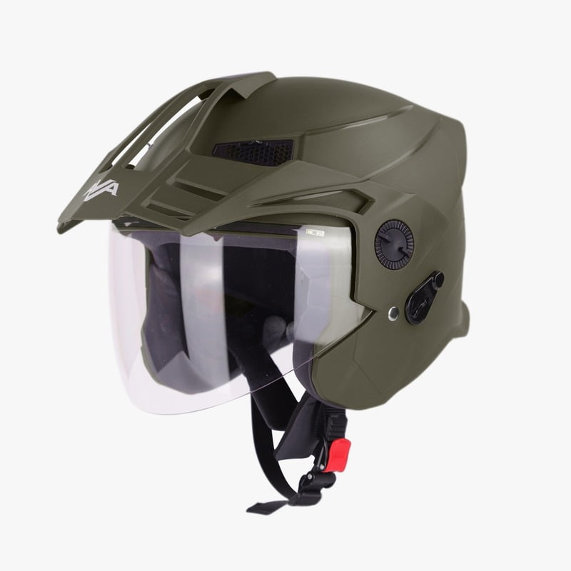 STEELBIRD SBH-23 AVA DASHING WITH PEAK BATTLE GREEN C/V (M)