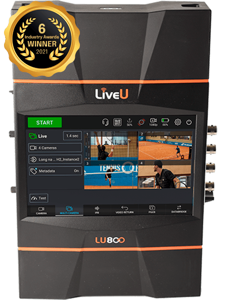 LIveU LU800 with single camera HDR LIveU LU800 with single camera HDR
