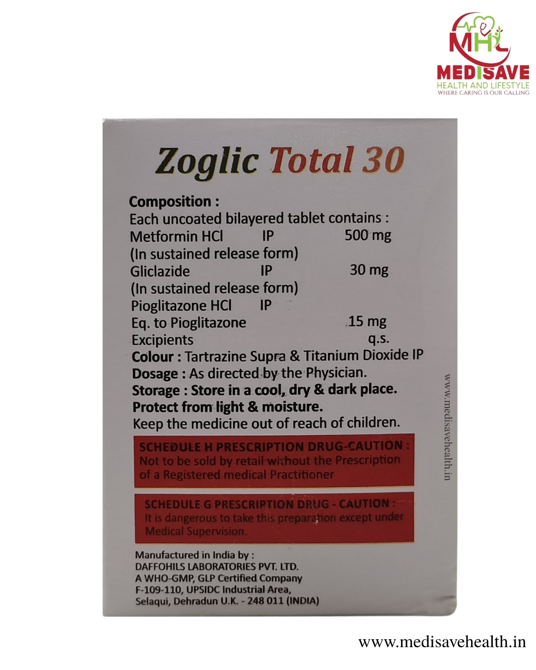 Zoglic Total 30 Tablet (1*10) Zoglic Total 30 Tablet (1*10)