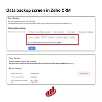 Zoho CRM: Automated Backup Configuration