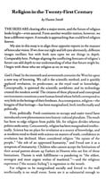 Living Wisdom - Vedanta in a World Community Living Wisdom - Vedanta in a World Community