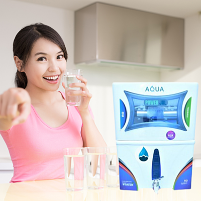 "Installation of the Power Jal Aqua Shield-VIVO ROUV+Alkaline RO Water Purifier in a modern kitchen" "Installation of the Power Jal Aqua Shield-VIVO ROUV+Alkaline RO Water Purifier in a modern kitchen"