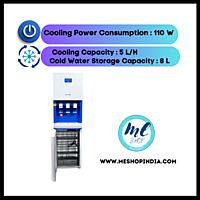 A sleek, stainless steel Atlantis Big Plus Water Dispenser with RO Kit A sleek, stainless steel Atlantis Big Plus Water Dispenser with RO Kit