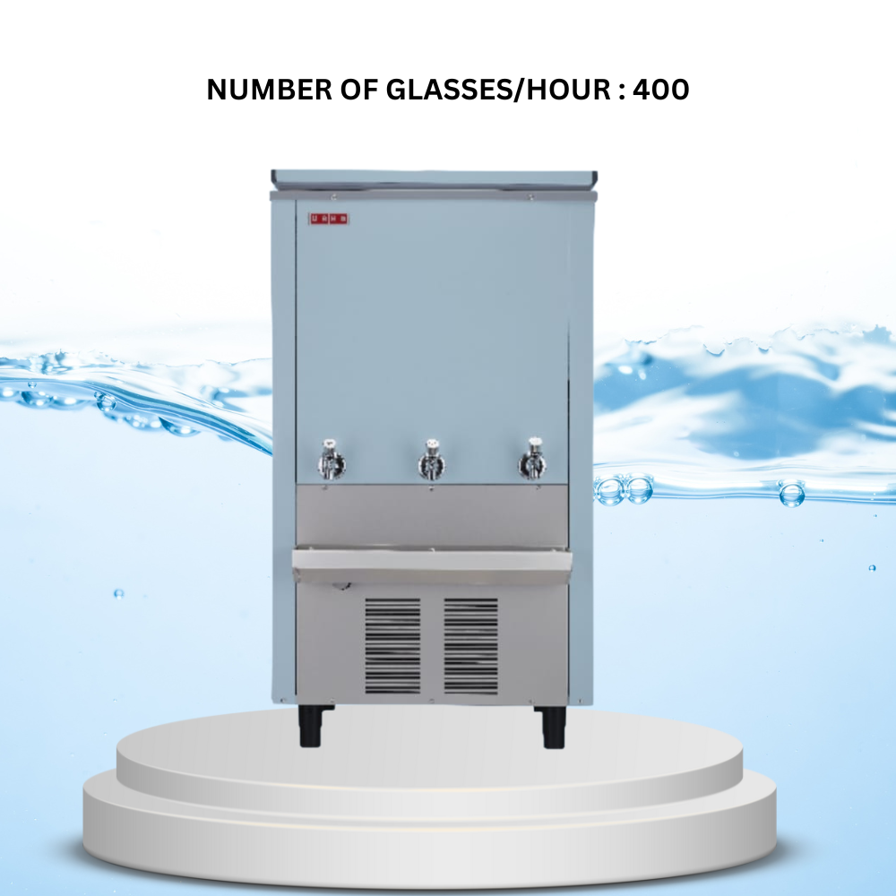 Durable partial steel Usha water cooler for institutions. Durable partial steel Usha water cooler for institutions.