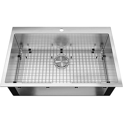 33-inch Drop-in Kitchen Sink Single Bowl - 902879 33-inch Drop-in Kitchen Sink Single Bowl - 902879