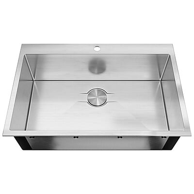 33-inch Drop-in Kitchen Sink Single Bowl - 902879 33-inch Drop-in Kitchen Sink Single Bowl - 902879