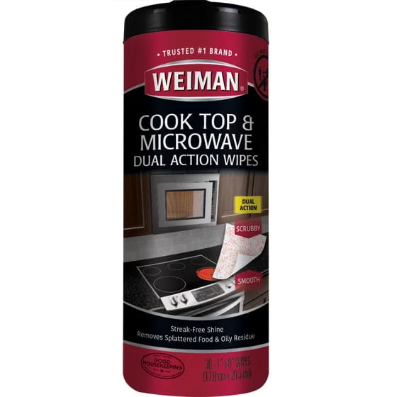Weiman Cook Top & Microwave Dual Action Wipes