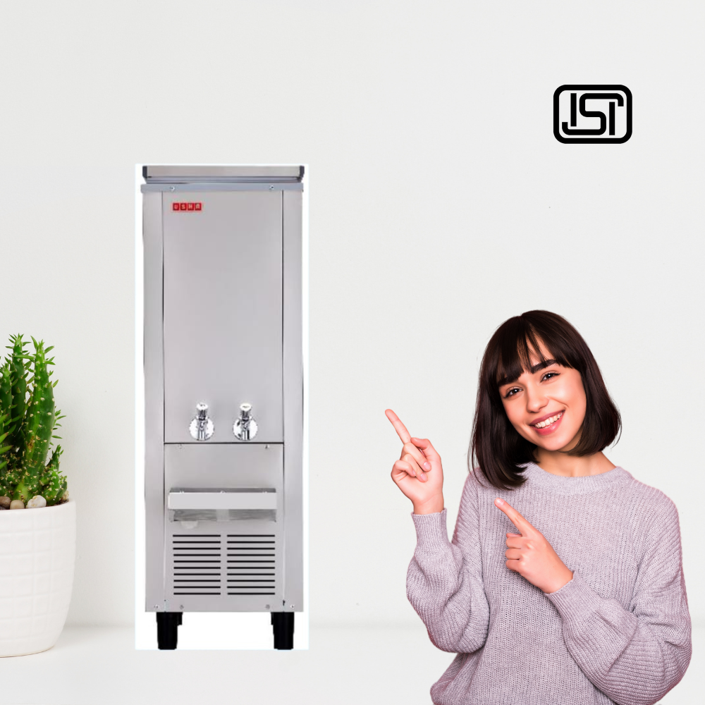 Stainless steel Usha SS1540 water cooler for office use. Stainless steel Usha SS1540 water cooler for office use.