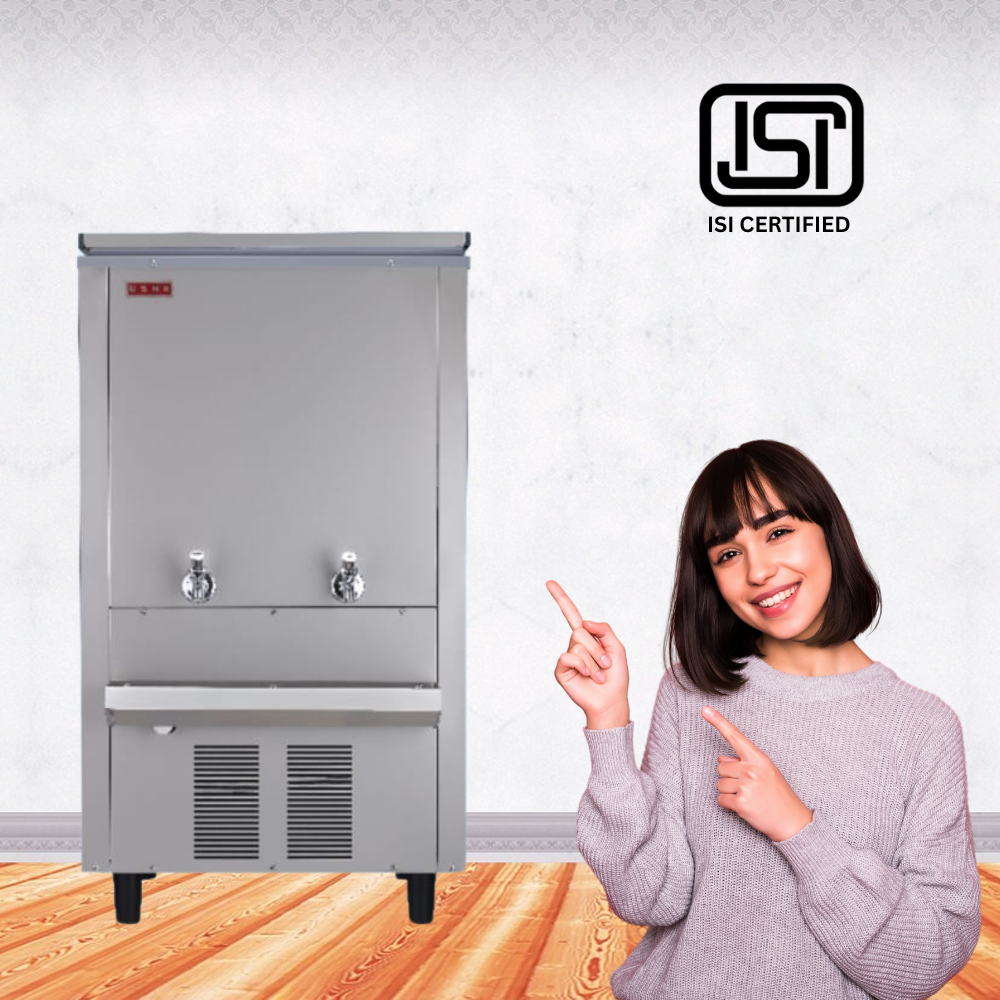 Usha SS80120 water cooler 120 litre storage 80 LPH cooling. Usha SS80120 water cooler 120 litre storage 80 LPH cooling.
