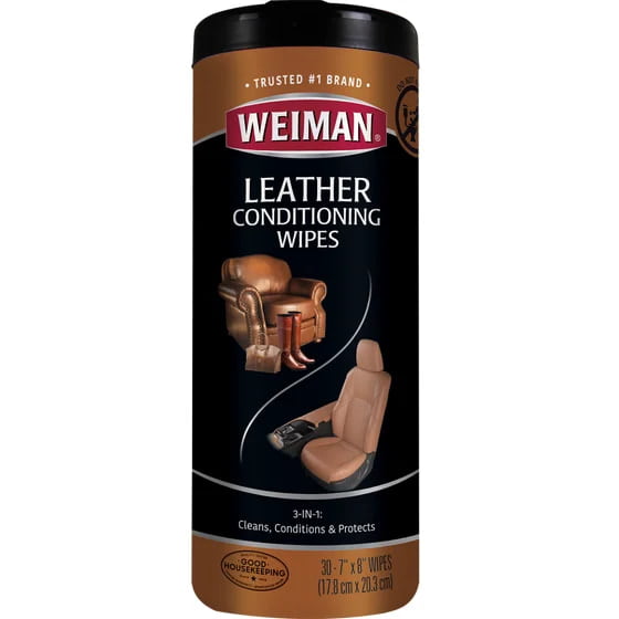 Weiman Leather Wipes 30 count