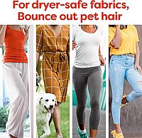 Bounce Pet Hair and Lint Guard Mega Dryer Sheets with 3X Pet Hair Fighters, Fresh Scent, 50 Count
