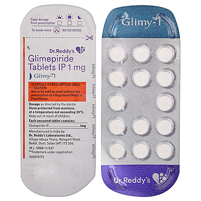 GLIMY 1MG TAB 14`S GLIMY 1MG TAB 14`S
