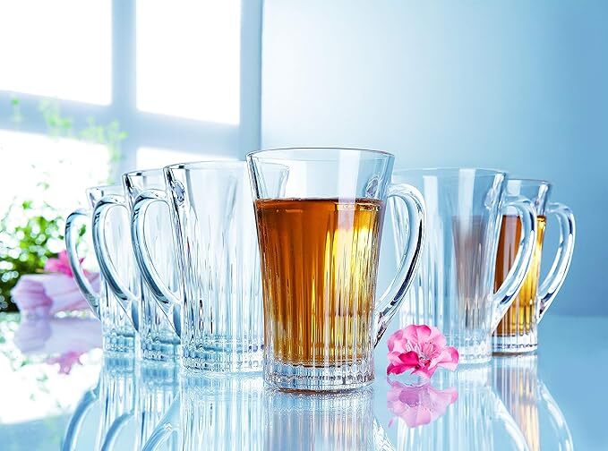 Tempered Craft Mug 16CL طقم كاسات شاي لومينارك  6 كاسات