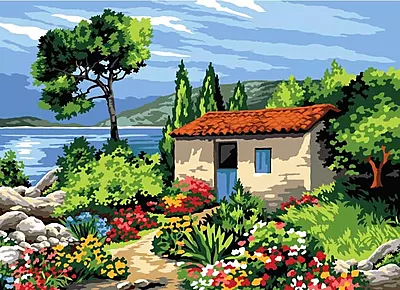 Casa lungo la costa