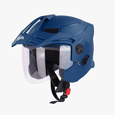 STEELBIRD SBH-23 AVA DASHING WITH PEAK BLUE C/V (M)