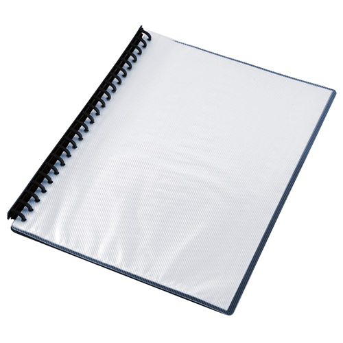Stat Display Book A4 Refillable 20 Pocket Clear Front