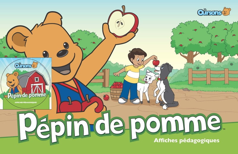 Affiches pédagogiques Pépin de pomme, ensemble de 100 Affiches pédagogiques Pépin de pomme, ensemble de 100