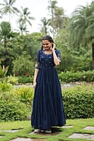 B3229: Beautiful Deigner Long Frocks