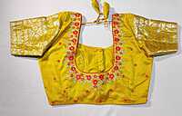 D166: Ready To Ship Beautiful Soft Silk Saree With Stitched Blouse