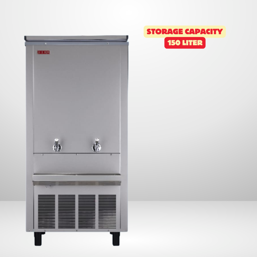 150 LPH cooling capacity Usha water cooler SP150150RC. 150 LPH cooling capacity Usha water cooler SP150150RC.