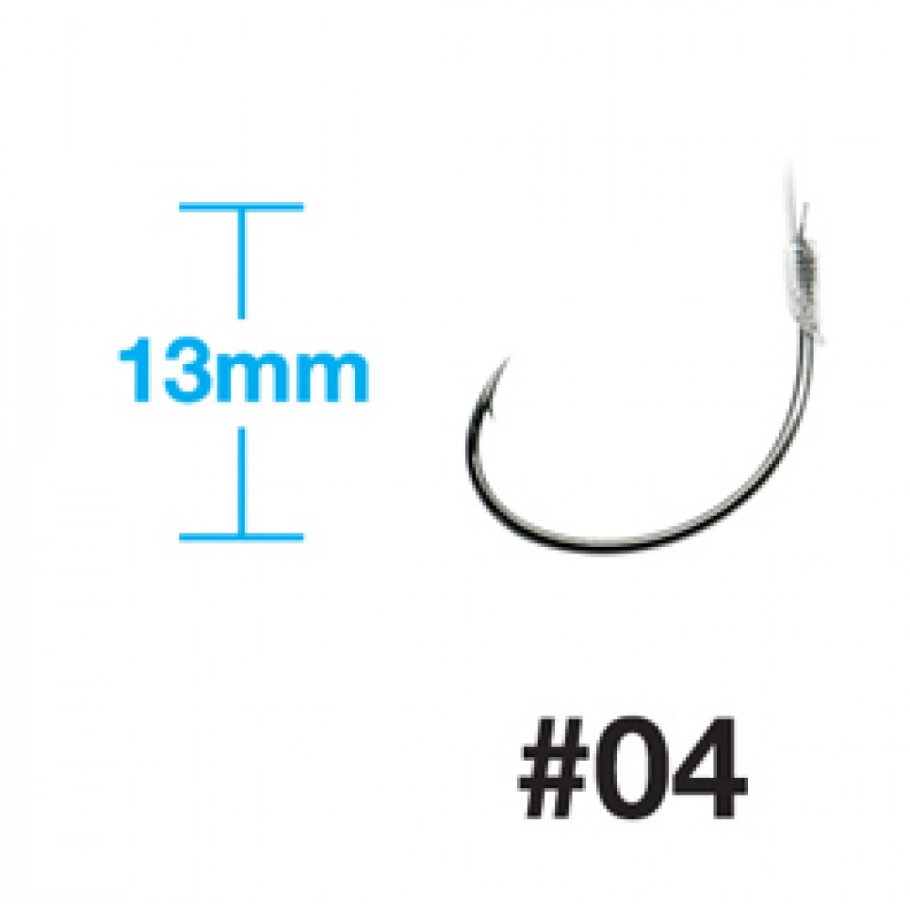 THE ANGLAR ตาเบ็ด - รุ่น ตาเบ็ดตกกุ้งสำเร็จรูป 94205 , 04 (10PCS)