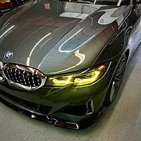 BMW G20 3 Series CSL Yellow Ikon Headlight Retrofit (2019–2022 Non-Laser LED)