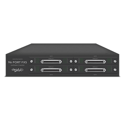 Clearly IP 2U 96/96 port Modular FXS with 96 FXS Clearly IP 2U 96/96 port Modular FXS with 96 FXS