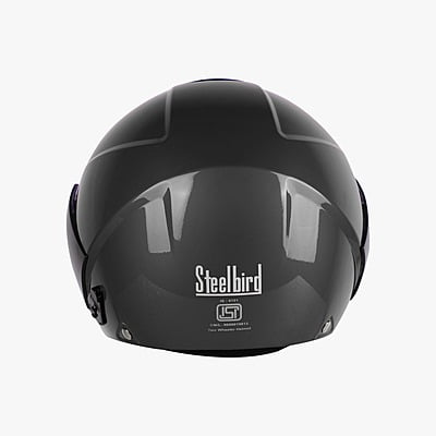STEELBIRD SBH-5 TRIPLE NINE GLOSSY H.GREY C/V 580 MM