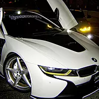 CSL Yellow DRL Upgrade – BMW i8 (2014–2020 | LED Headlights)