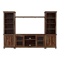 Large Wooden Crockery Cabinet with Shelves & Storage – Multi-Purpose Display Unit