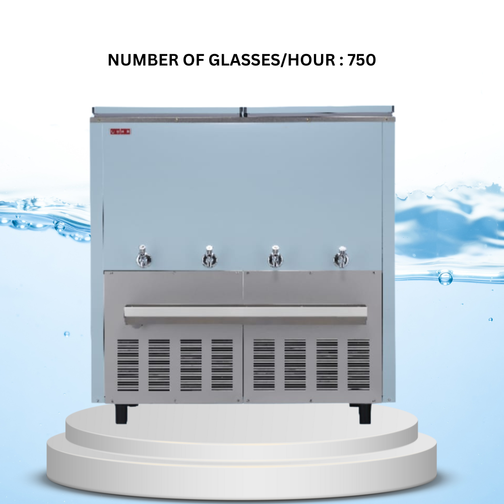 Usha Partial Steel Body Water Cooler SP150300NC with premium cold and normal water solution. Usha Partial Steel Body Water Cooler SP150300NC with premium cold and normal water solution.